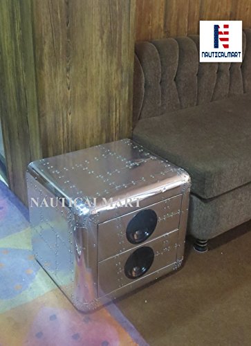 Aviator Side Table - Metal Side Table - Metal End Table - Coffee Side