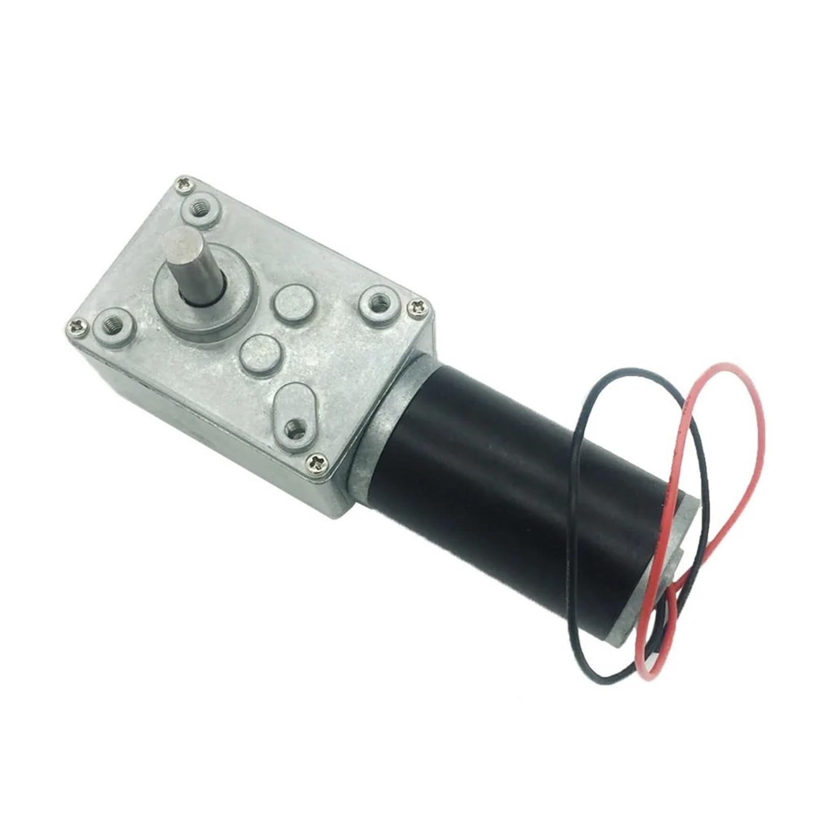 A58SW31ZY silnik elektryczny z reduktorem ślimakowym DC 24 V, 12 V, wysoki moment obrotowy, 7-470 obr./min, wał D, 1 szt. (10 obr./min, 12 V)