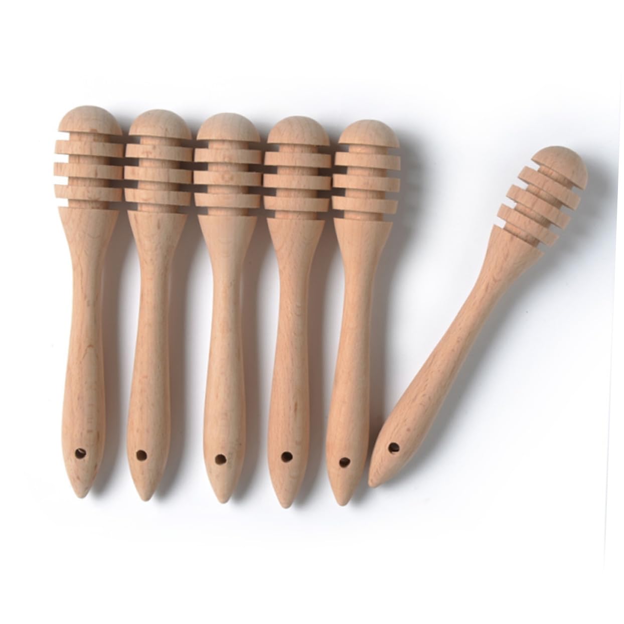 CIYODO Honey Jar Sticks Honey Dipper Sticks Honey Muddler Wooden re-usable