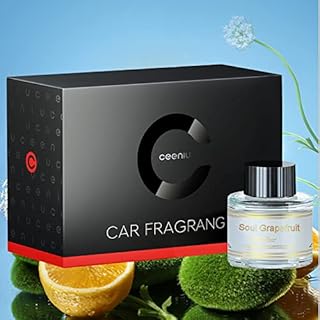 ceeniu Car Perfume Car Diffuser - Pure Natural Car Fragrance Refill Imported from France, Long-lasting Car Air Fresheners, 45ML Grapefruit Scent Car Freshener, Luxury Car Accessories