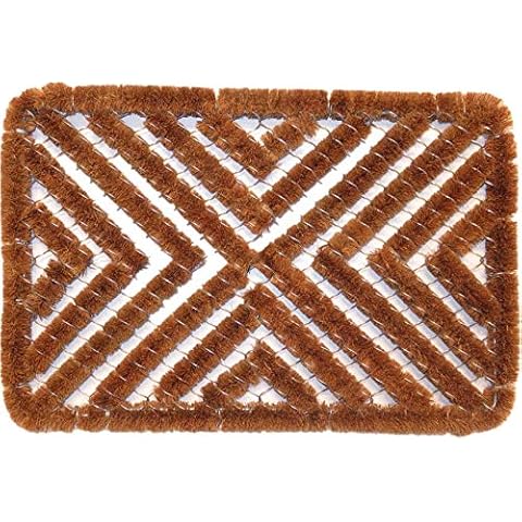 oKu-Tex Doormat, Coconut fibre, Natural, 40 x 60 x 3 cm Cover