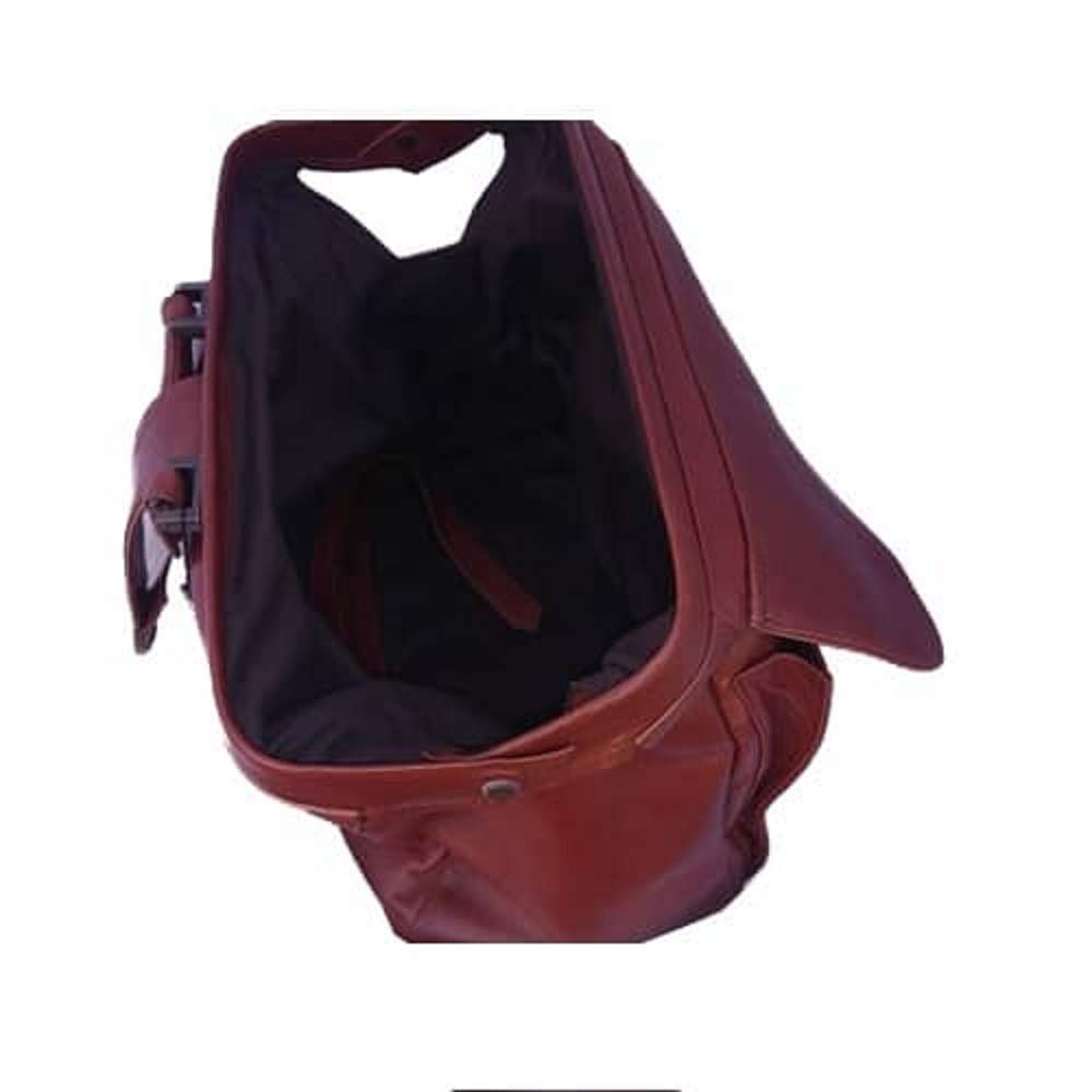altieri BORSA DA MEDICO IN VERA PELLE MOD: DOCT -MARRONE CUOIO l38 x h24 x p18 cm