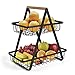 2 niveaux de fruits etagere bol de fruits corbeille de fruits bol de fruits corbeille à pain légume support en bois stockage pour le stockage de cuisine1