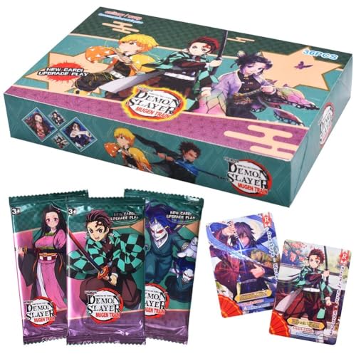 HATFRYF Anime Tarjetas Coleccionables 36 Packs Anime Cartas