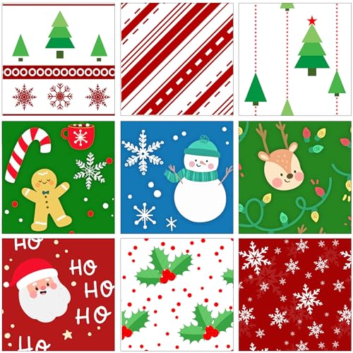 Image of Origami Joy 300 Paper Chain Strips for Crafting. No Glue or Tape Needed. Kid Friendly & Family Fun. Yields Over 50 Feet of Paper Chains for Party or Classroom Decorations (Christmas)