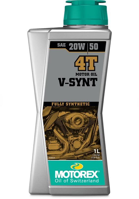 Huile Motorex V-Synt 4T 20W/50 l'excellence pour moteurs V-Twin
