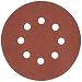 PORTER-CABLE 735801225 5-Inch 8-Hole Hook and Loop 120 Grit Sanding Discs (25-Pack)