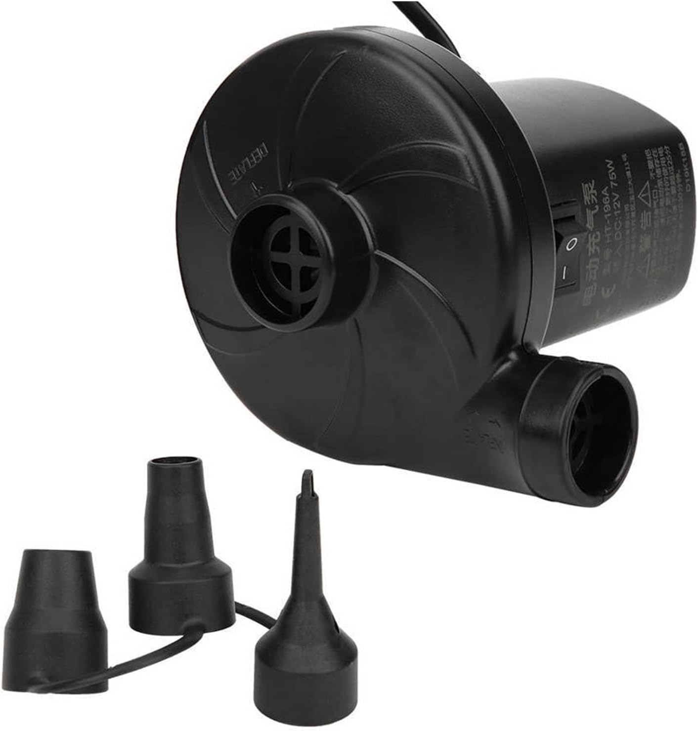 Mini Power Small Pump DC12V Electric Air Pump Suction Inflation Air Compressors for Swimming Inflatable Boat Dual Use Industrial Supplies