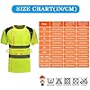 AYKRM 3XL 4XL High Visibility WORKWEAR T-Shirt (3XL-4XL, Yellow) #3