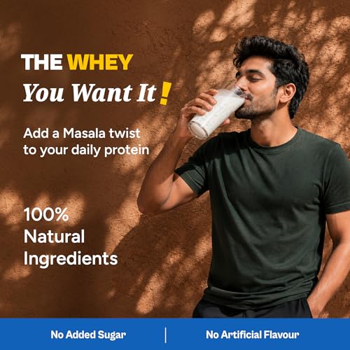 Image of Tata 1mg Ultra Clean Whey Protein Concentrate - Spiced Buttermilk (Masala Chaas), 1kg | 24g protein, 4.3g BCAA & 30B CFU Probiotics-28 Sachets