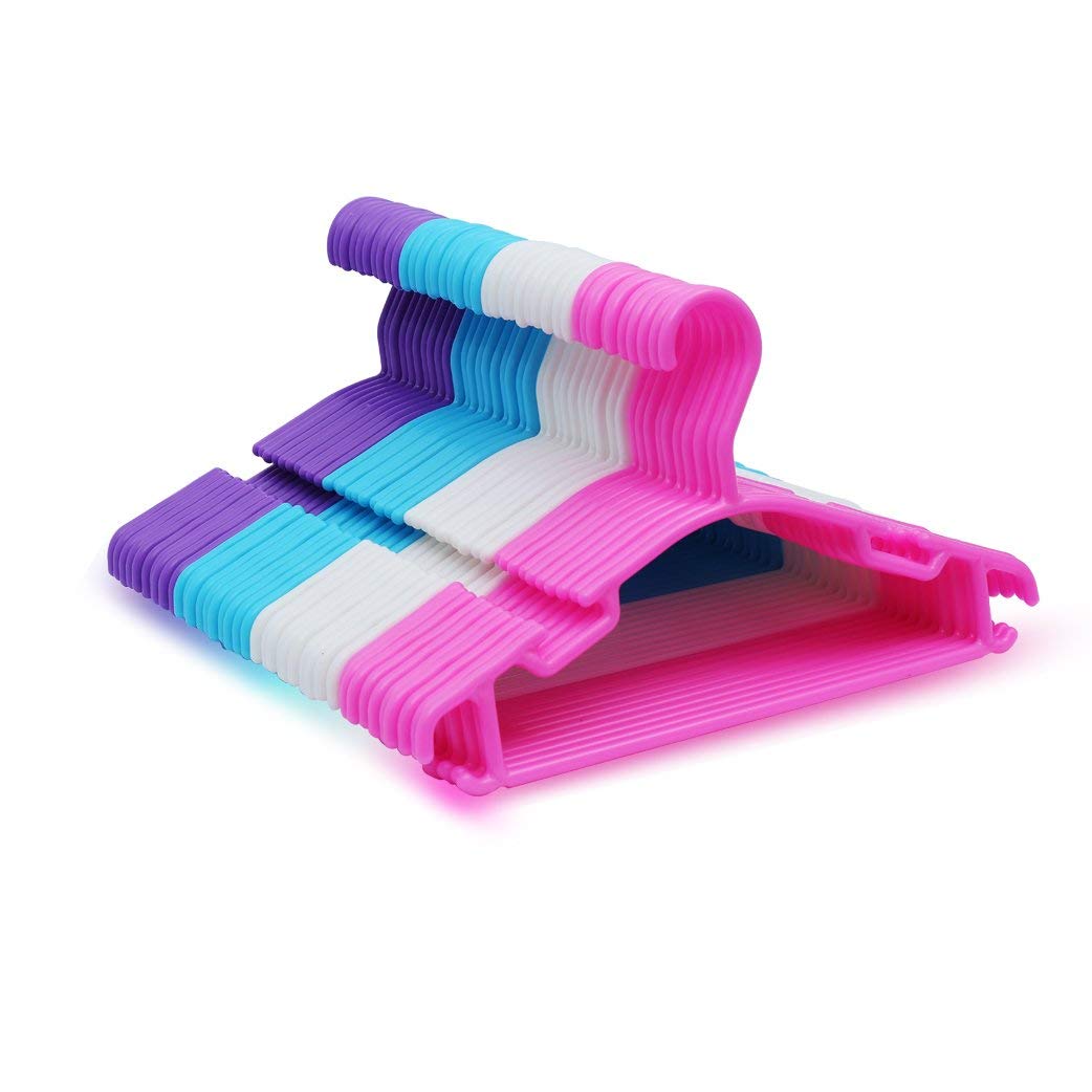 Grucce per bambini grucce resistenti per bambini e neonati Set di 40 pezzi 27CM + 10 pezzi Organizzatore