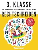 3. Klasse Rechtschreiben - Das umfangreiche, bunte Übungsheft für gute Noten: Fehlerfrei in Deutsch-Diktaten mit 800+ spannenden Übungen zur ... (3. Klasse Übungshefte für gute Noten)