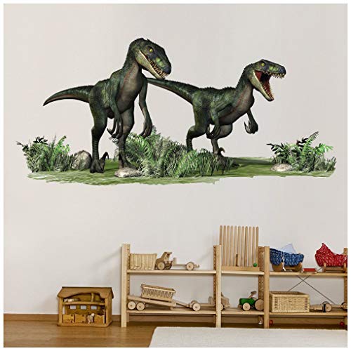 azutura Dinosaurio del Velociraptor Vinilos Jurásico Dino Pegatina De