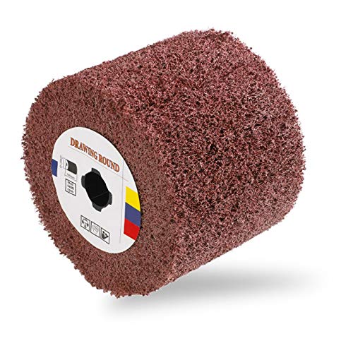 MSW Motor Technics Schleifwalze Schleifrolle MSW-GRIWHEEL-80 (100 x 120 mm, Körnung: 80, Aufnahmedorn M19: 19mm) Cover
