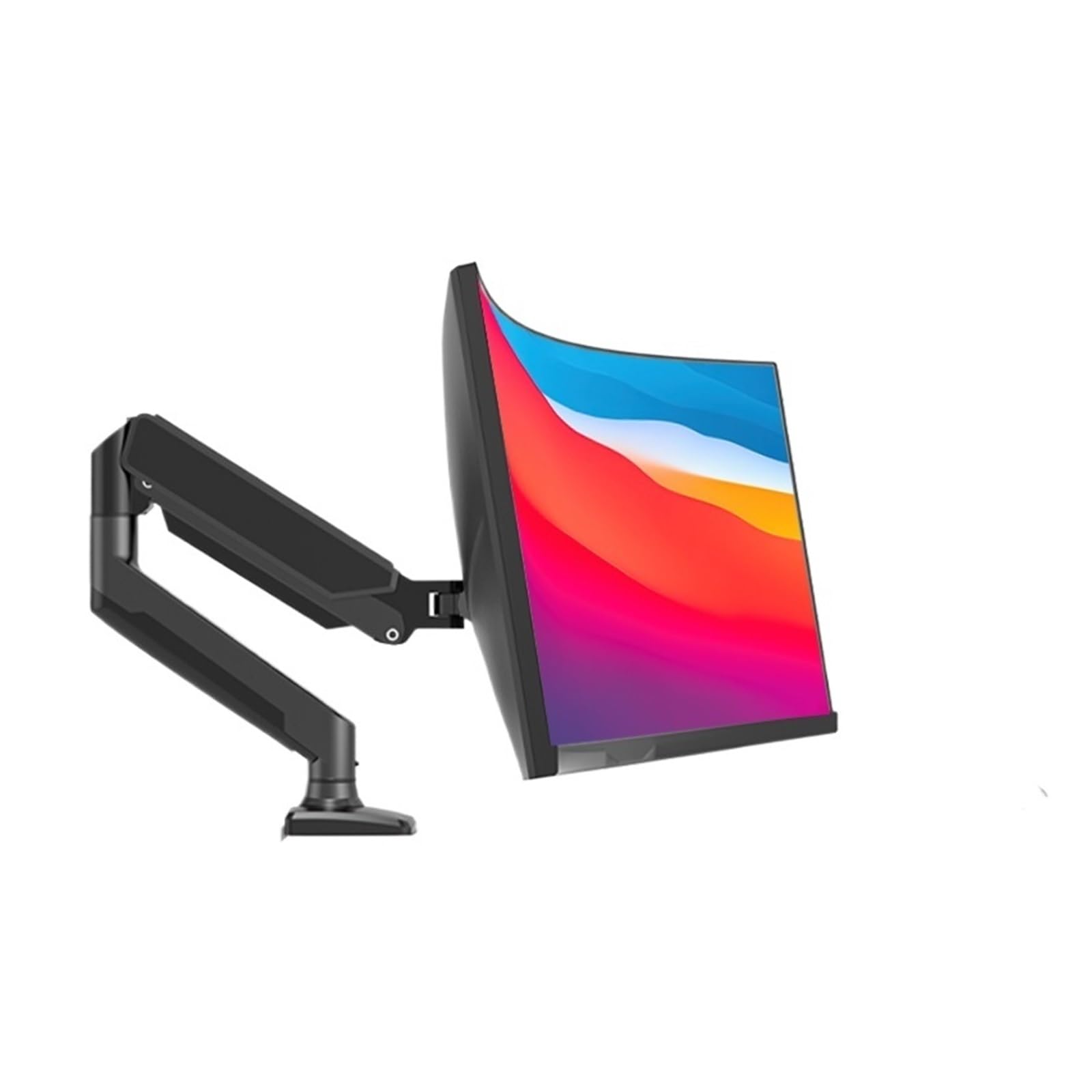 Bras de moniteur pour écran 13-32 pouces noir - Support de bureau articulé inclinable