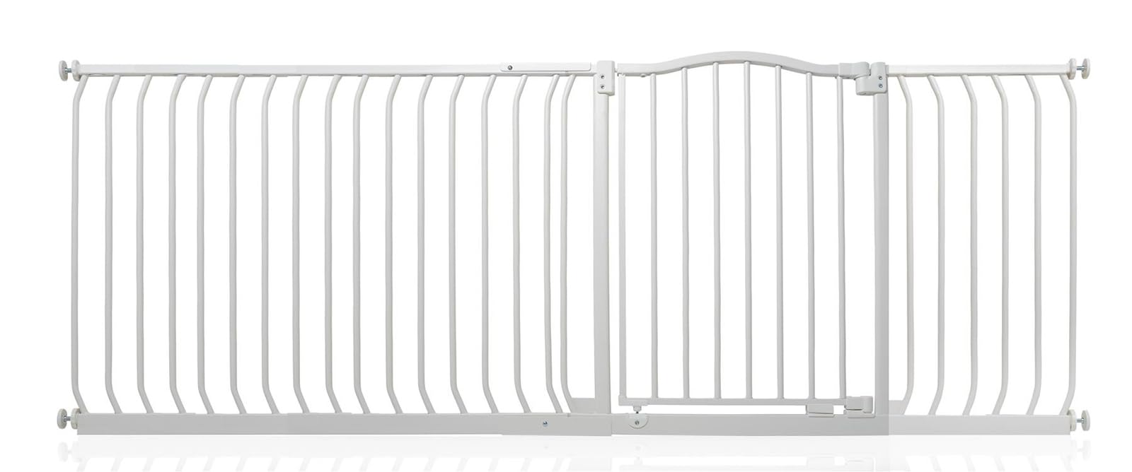 Safetots Curved Top Safety Gate, 71cm - 80cm, Matt White, Pressure Fit Stair Gate, Baby Gate for Doors Hallways and Spaces, Safety Barrier, Easy Installation — view 31