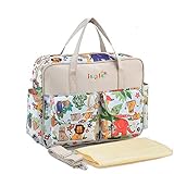 Alipher Diaper Bag Women Tote Bag Nylon Nappy Bag Durable Shoulder Bag Pregnant Handle Bag, Multi,...