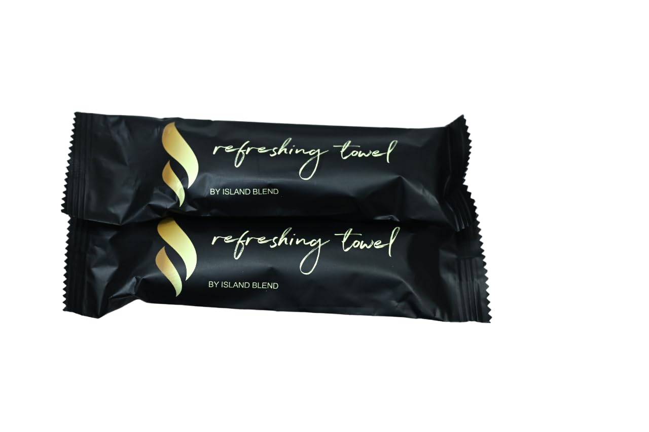 Hummingbird KISS Island Blend Moist Microfiber Towelettes (Pack of 25, Unscented)