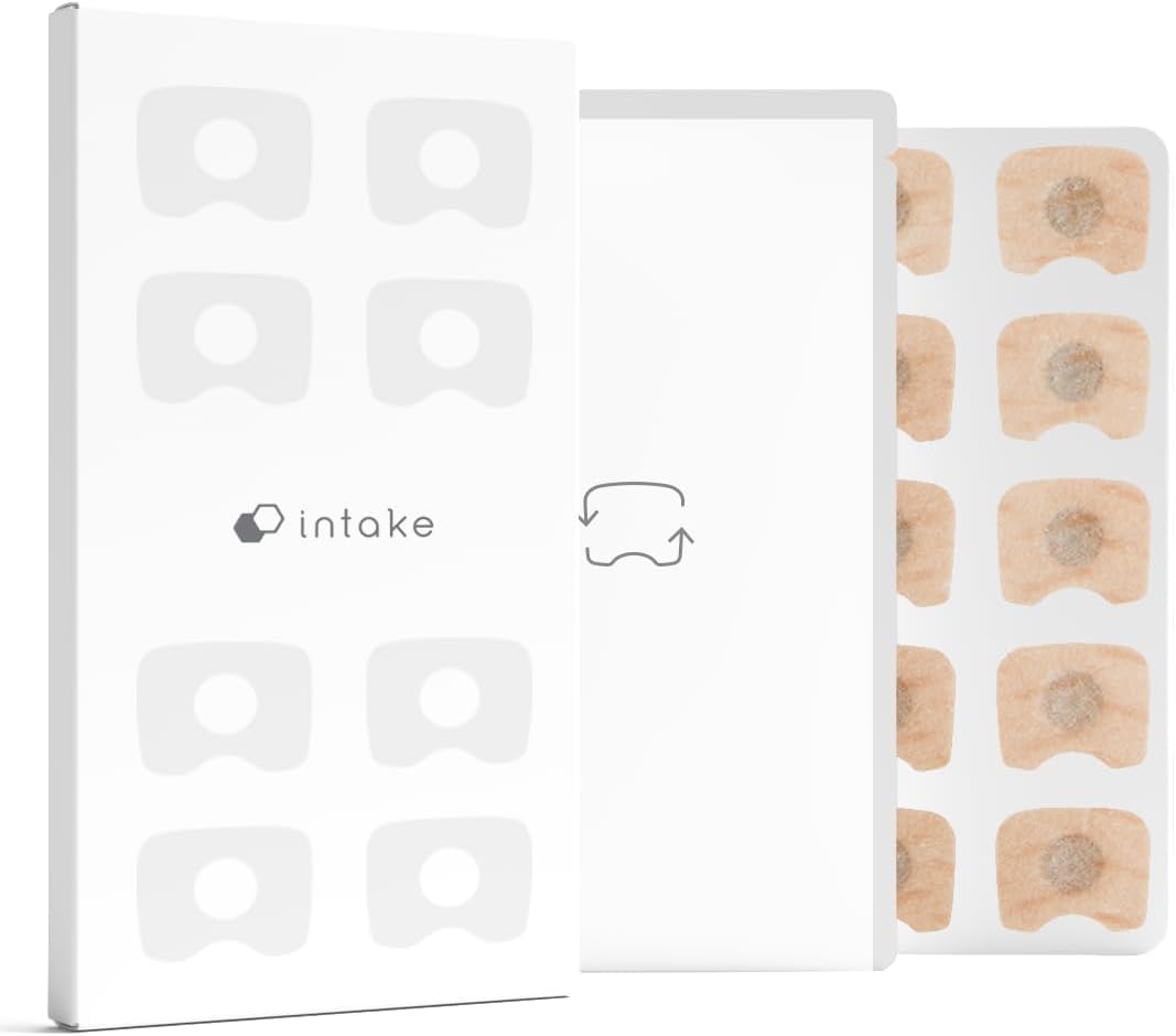 Intake Breathing Refill Tabs Pack - Boost Oxygen Intake, Improve Sleep Quality Snoring Solution- Sweat Resistant, Skin Safe Nasal Strips - Extra Strength Snore Stopper - (30 Count (Pack of 1)