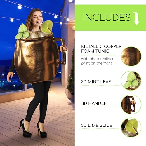 Rasta Imposta Moscow Mule with Mint and Lime Halloween Costume Vodka Ginger Beer Adult One Size