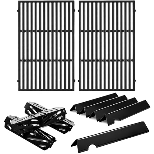 Genesis II E-310 Grill Replacement Parts 66095 Grates 66795 Flavorize Bars 66685 Heat Deflector for Weber Genesis ii Grill Parts GS4 GBS ii E-315 E-335 S-335 SE-310 Genesis 2 300 LX S-340 LX E-340 by Charbrofire - Used condition - US$68.58