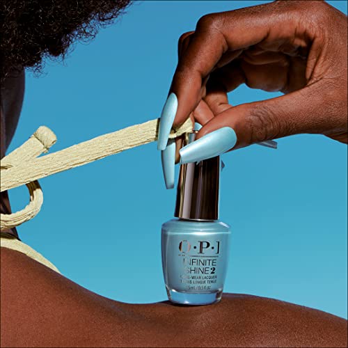Opi Infinite Shine Long-Wear Lacquer, Opaque Pearl Finish Blue Nail Polish, Up To 11 Days Of Wear, Chip Resistant & Fast Drying, Summer 2023, Summer Make The Rules, Surf Naked​, 0.5 Fl Oz #TOP6