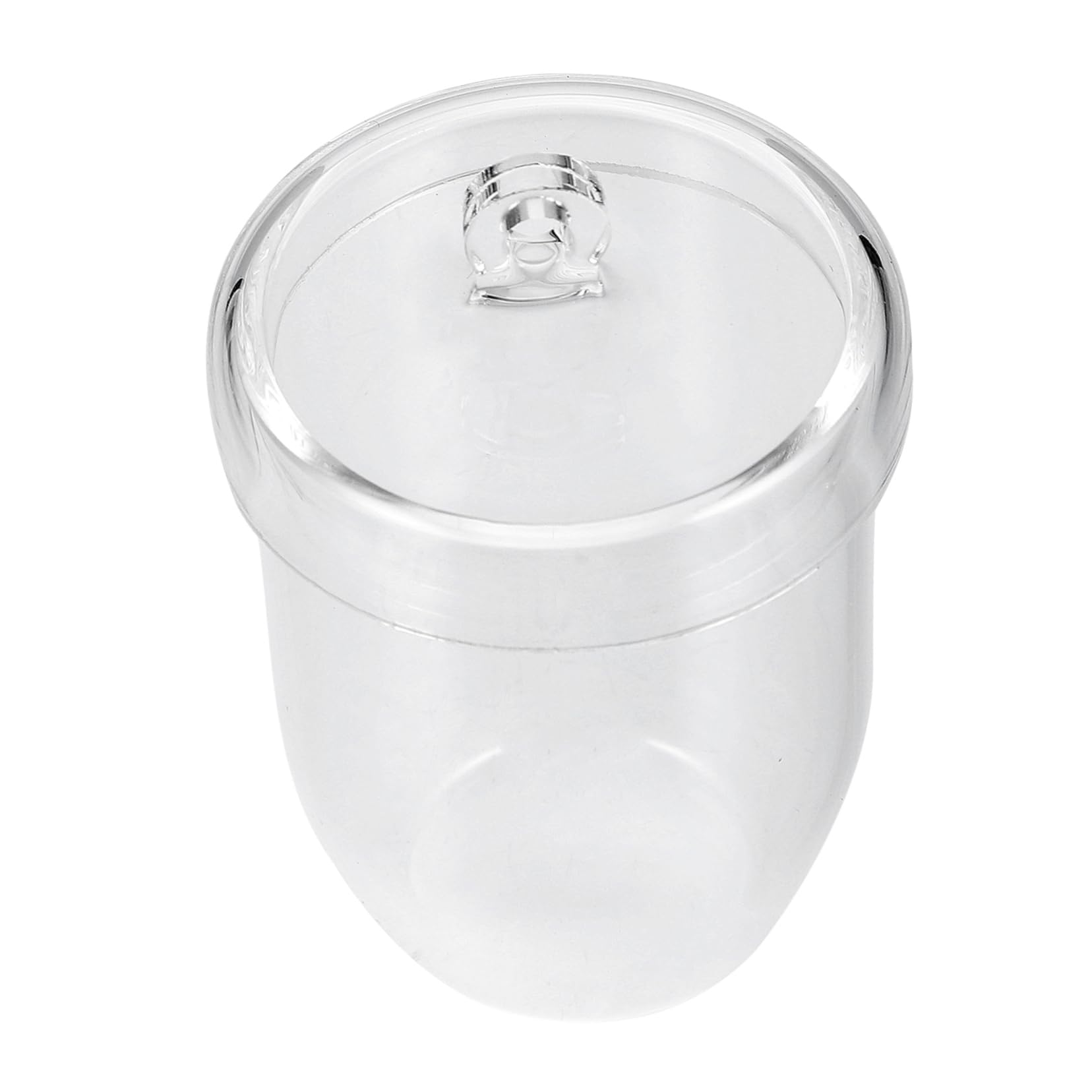 MUCKLILY High Strength Quartz Crucible Melting Crucible Metal Cup Heat Conductive for Alloys Scientific Experiments