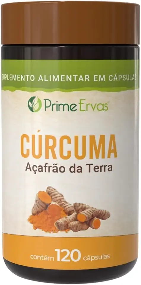 Cúrcuma Longa - Açafrão da Terra 120 Cápsulas Prime Ervas