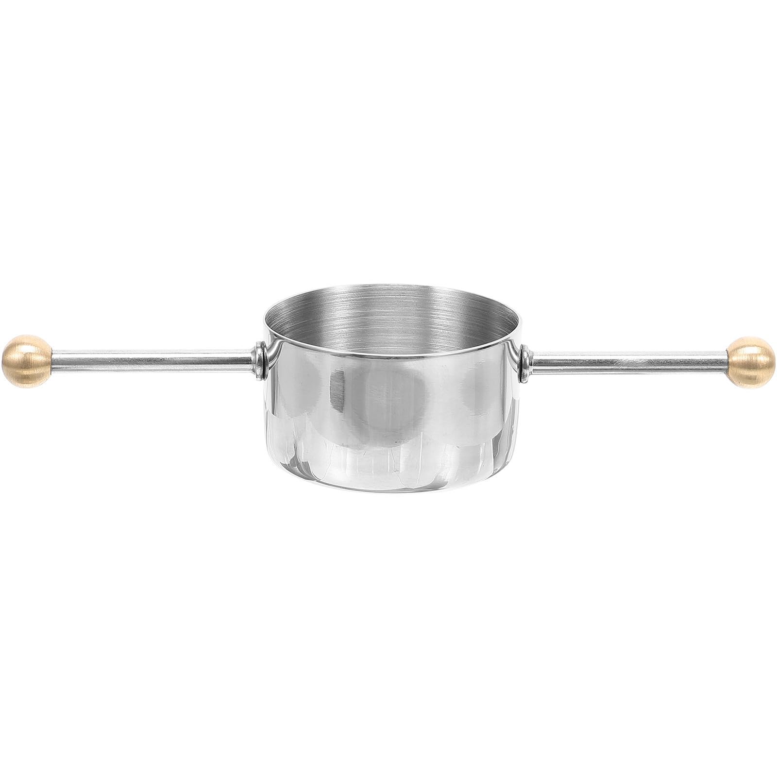 Jigger de acero inoxidable: taza medidora doble fácil de manejar para evitar derrames