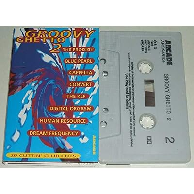 GROOVY GHETTO 2. 20 CUTTIN' CLUB CUTS. 1992 AUDIO CASSETTE TAPE