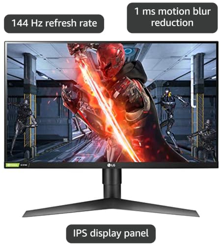 Image of LG 27GL650F-B 27 inch Ultragear Gaming Monitor Full HD (1920 x 1080) IPS Display, NVIDIA G-Sync Compatible, Adaptive-Sync Technology, 144Hz Refresh Rate, 1ms Motion Blur Reduction, HDR 10 - Black
