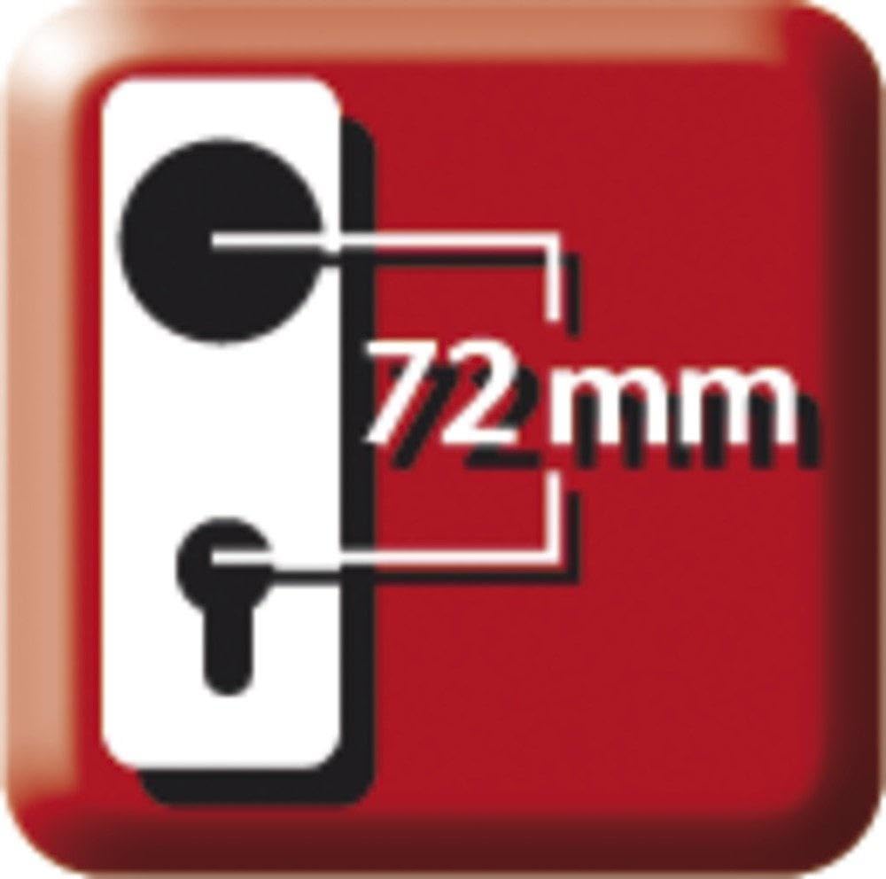 ABUS Poignée de sécurité et garniture de protection pour porte Modèle KLS114 F1 EK – Import Allemagne – Robuste et fiable