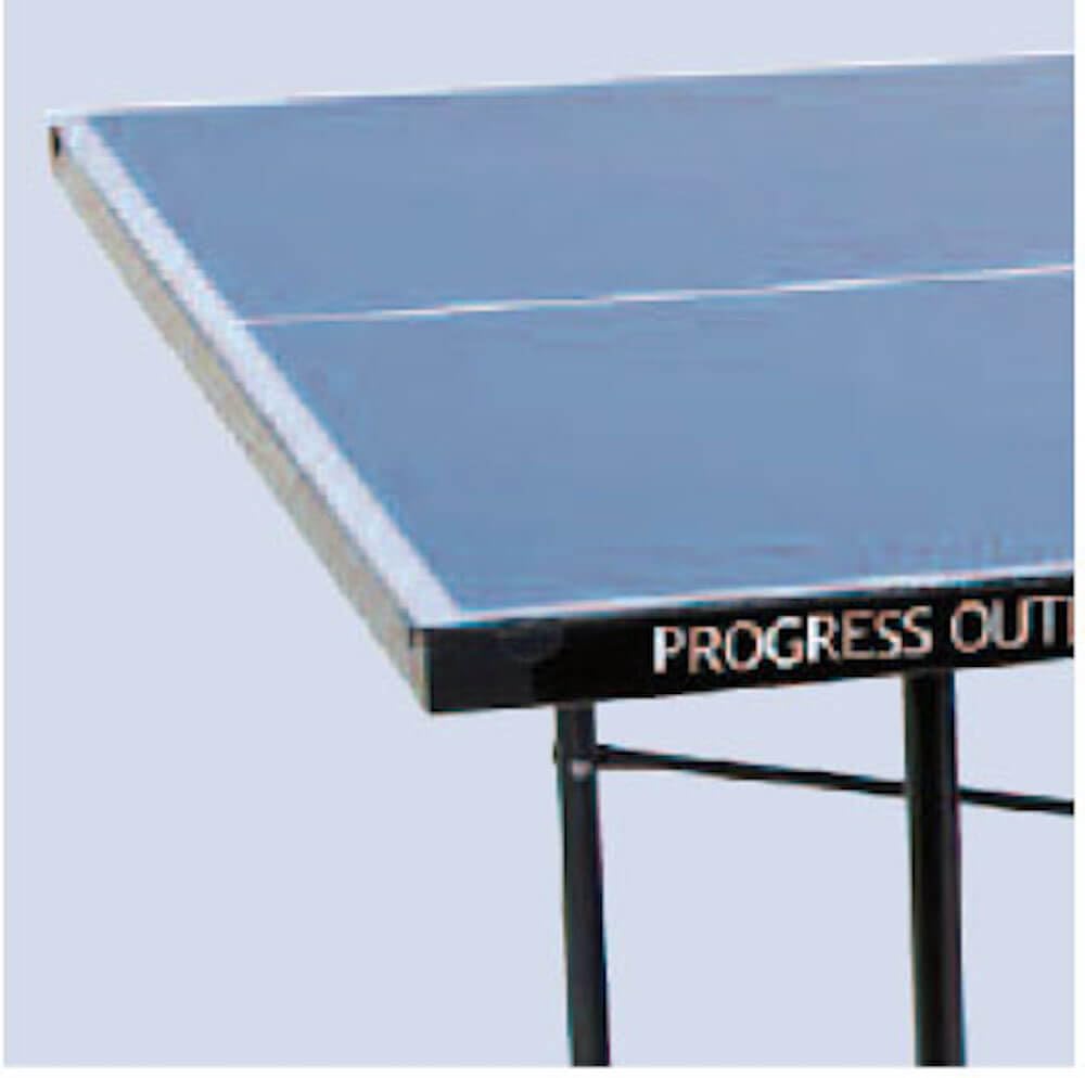 Garlando Tavolo da Ping Pong Progress Outdoor Con Ruote Per Esterno Blu