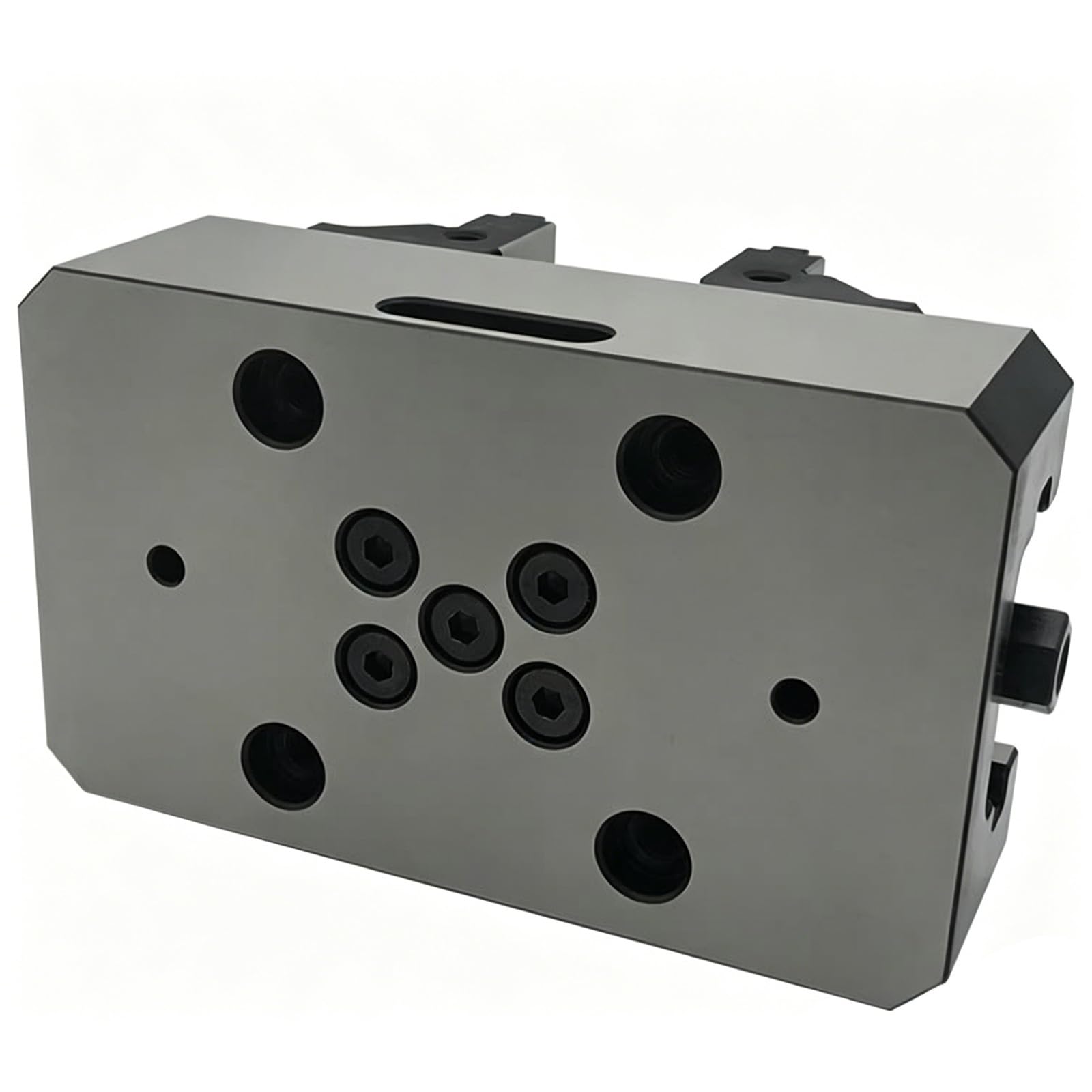 Precyzyjne imadło samocentrujące do maszyn CNC (model H77-160) – zakres mocowania 6–160 mm; idealne do frezowania, wiercenia i gwintowania