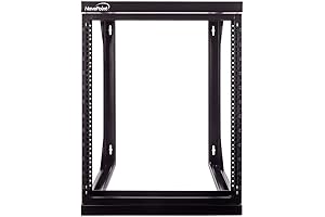 NavePoint 19" Rack: 12U Wall Mount Rack for IT Equipment