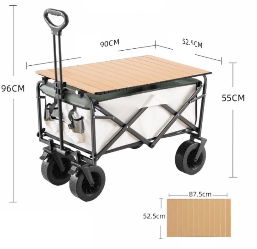 Carrello Spiaggia Sdraio Spiaggia Ruote Aktive 62683 Carrello Pieghevole Per La Spiaggia Con Grandi Ruote
