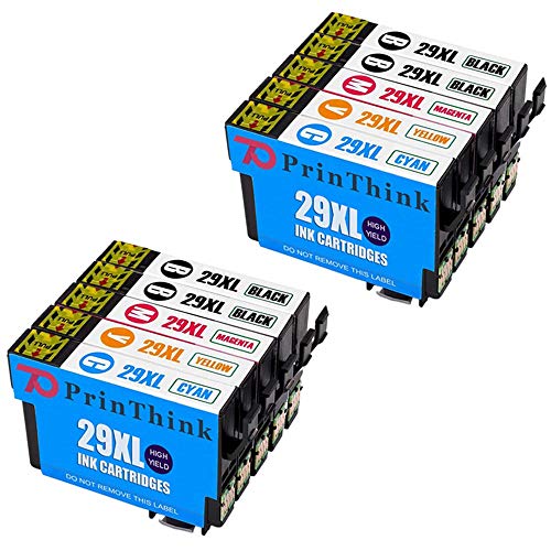 PrinThink 29XL Reemplazo para Epson 29 29XL Cartuchos de Tinta Alta Compatible con Epson Expression Home XP-235 XP-245 XP-247 XP-330 XP-332 XP-335 XP-342 XP-345 XP-430 XP-432 XP-435 XP-442 XP-445