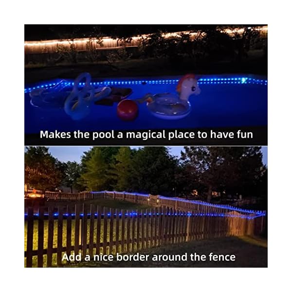 Wakaka 2 pack 100 led battery operated rope lights - image 3