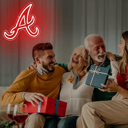 Image of Baseball Neon Sign for Wall Decor Baseball Neon Light for Man Cave Dimmable Team Led Light Up Sign for Sport Club Bar Pary Garage Bedroom Dorm Birthday Gifts for Sports Fans Size 12.6*12 In(ZYLD130)