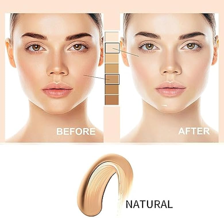 Miniatura 3 de Crema CC de ajuste de tono de piel SPF 50, cosméticos CC crema, protector solar CC, premaquillaje imprimación hidratante corrector de piel