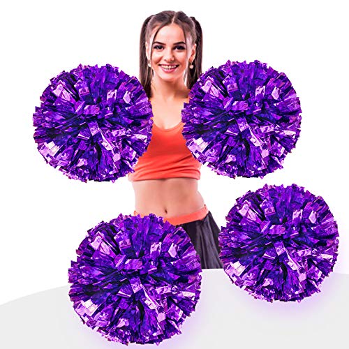  AUHOTA 4Pcs Feuille Métallique Cheerleading Po...