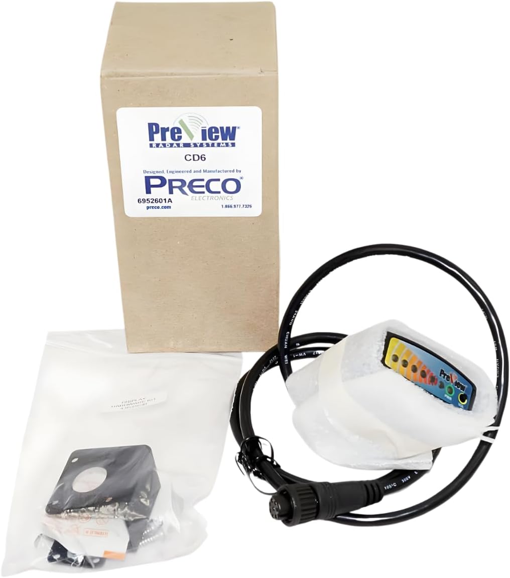 PrecoRADAR Sentry®79 Front Take-Off Starter Kit (Wired) Blind Spot Radar Monitoring System for On-Road Trucks, Fleet-Grade Heavy-Duty Vehicle Safety with IP67/IP69K Durability