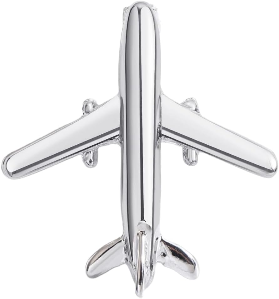 Small Aircraft Brooch Pins for Men and Women Lapel Brooch Backpack Shirt Bag Accessories Collar Badge