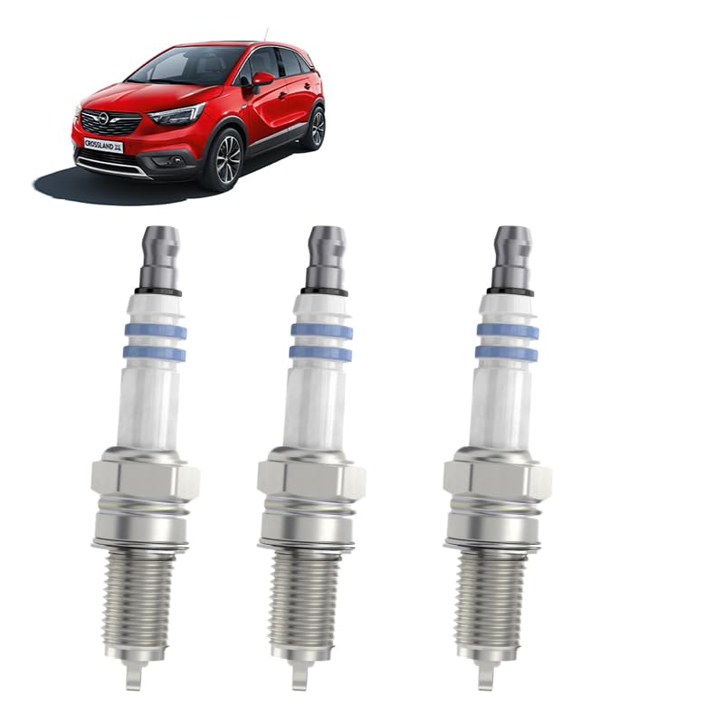 Kit 3 candele FRJ compatibile con Opel crossland x / 1.2 LPG Benzina/gasauto (gpl) 2017+