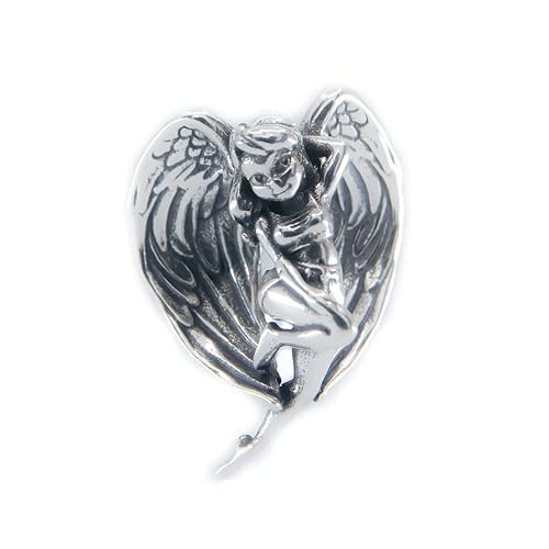 Miniatura 1 de Cute Angel of Love Sterling Silver Charm Bead Pendant Jewellery Amor Cupid Female Fairy Goddess fits pandora