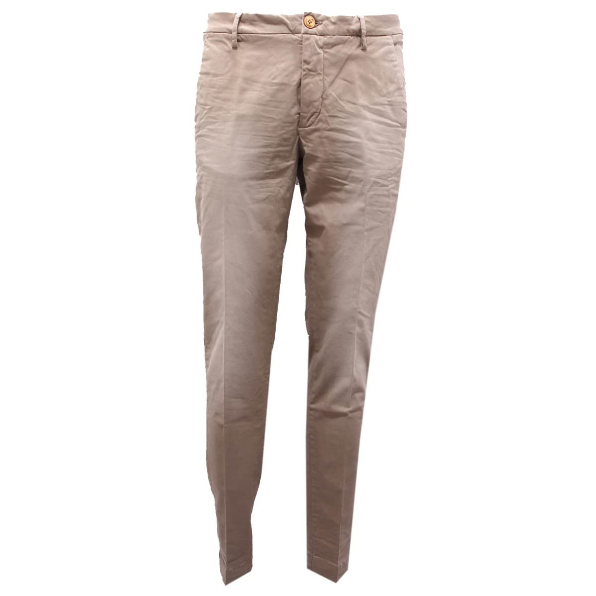 Pantalon en coton beige homme 8705AG confort respirant - 5
