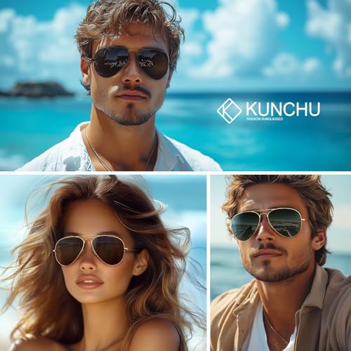 Classic Aviator Sunglasses for Men Womens Polarized UV400 Protection Driving Sunglasses2