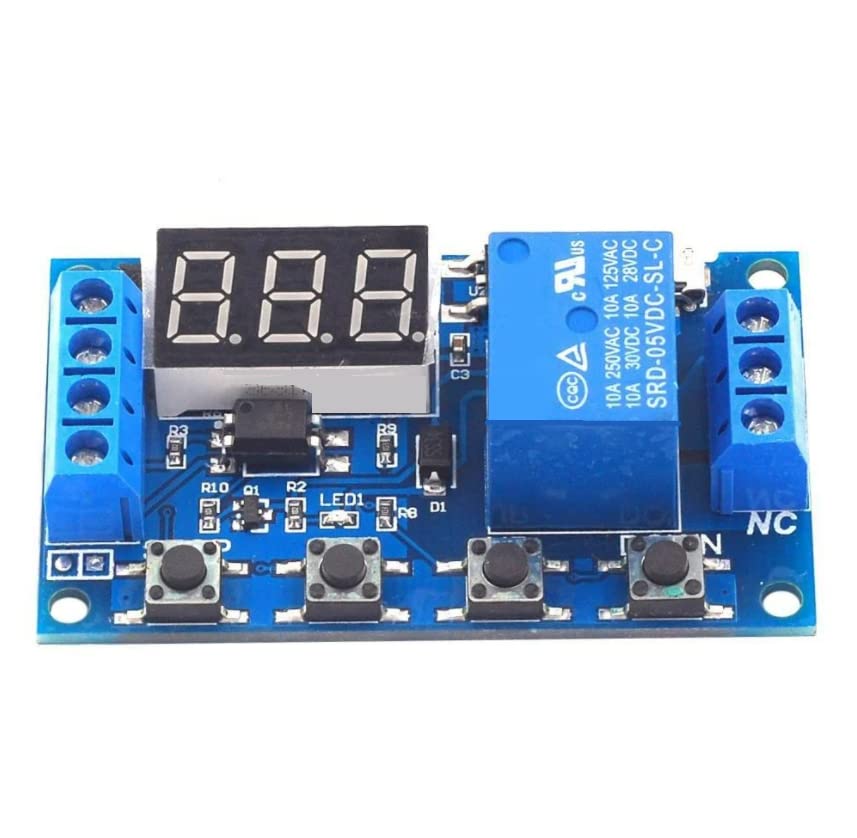 Jenix 12V Delay Relay Board LED Display Automation Digital Delay Timer Control Switch Relay Module (B09Q72B175) Amazon Price History, Amazon Price Tracker