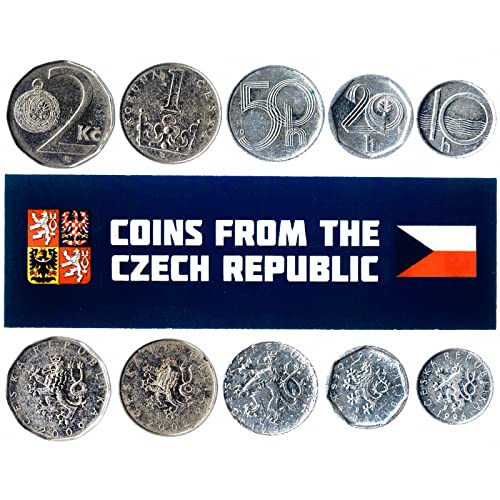 Czech Republic 5 Mixed Coins | 10 Hellers - 2