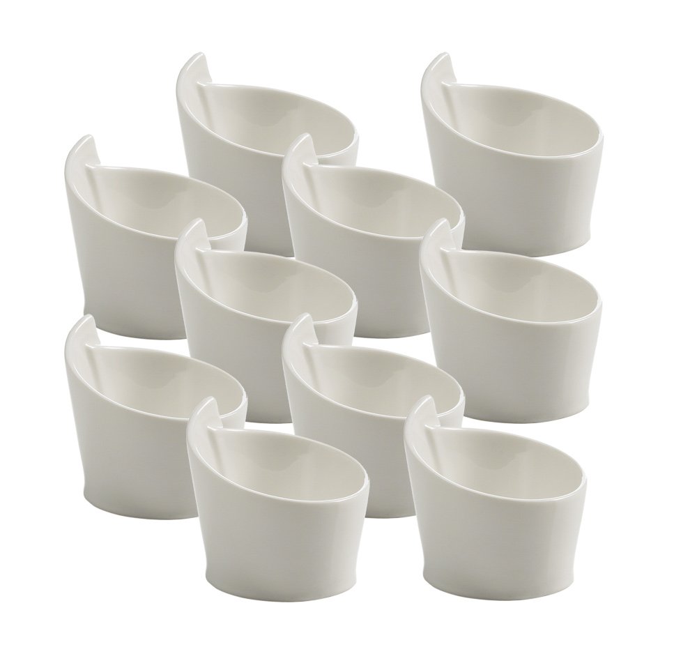 10er SET Dipschale 5,5 x 5 cm/Maxwell & Williams/White Basics/Round/Schale